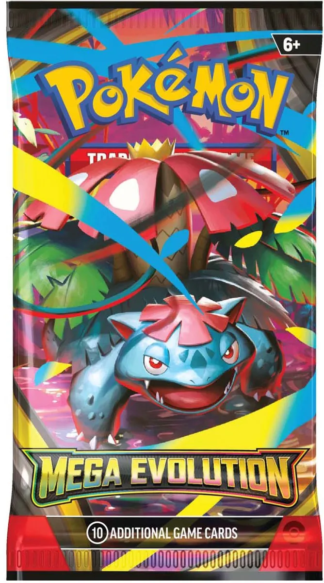 Pokémon Mega Evolution Booster Pack POK1010057101 - 10 Kaarten