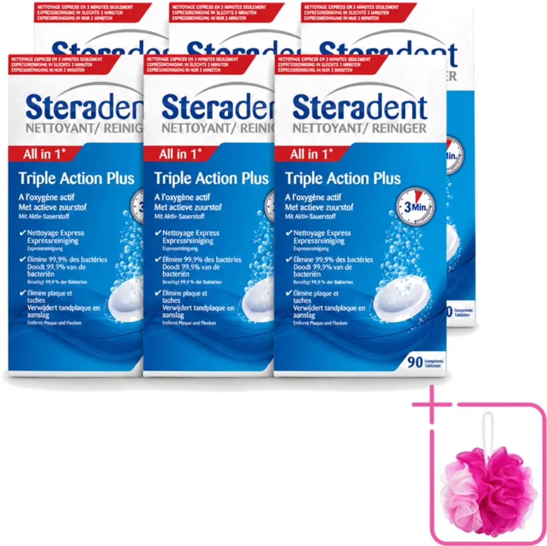 6 x Steradent