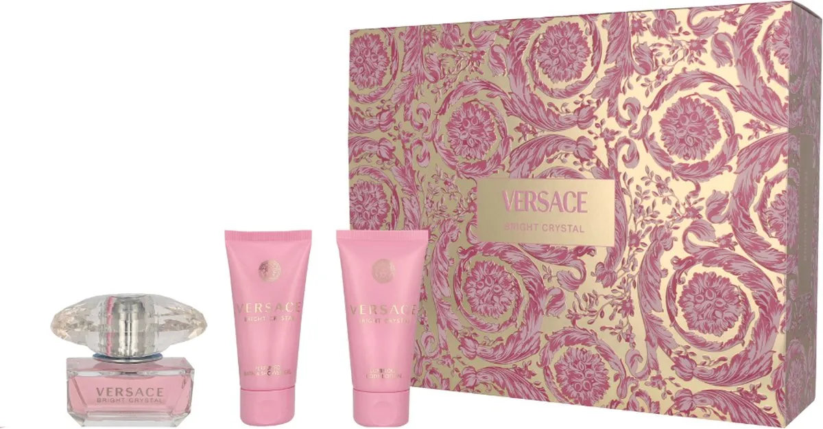 Versace Bright Crystal Geschenkset Dames - 150ml (50ml x3)