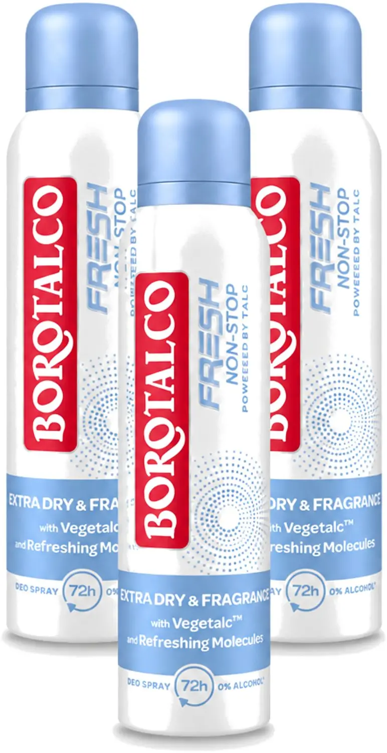 3 x Borotalco