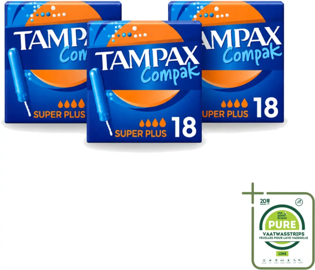 3 x Tampax Compak
