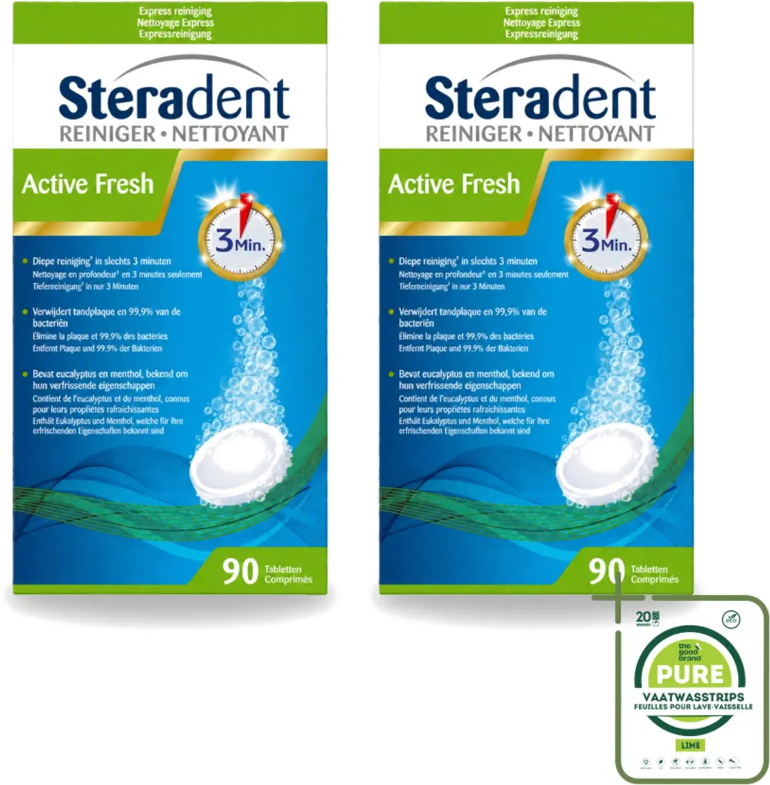 2 x Steradent