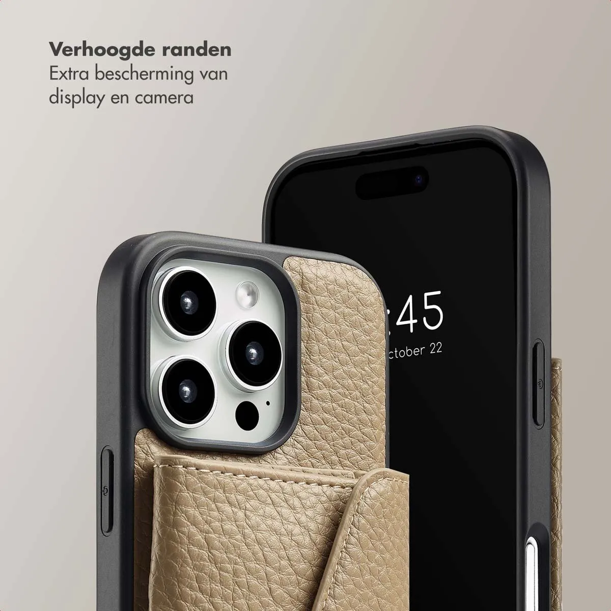 Selencia Koordhoes iPhone 16 Pro - Taupe