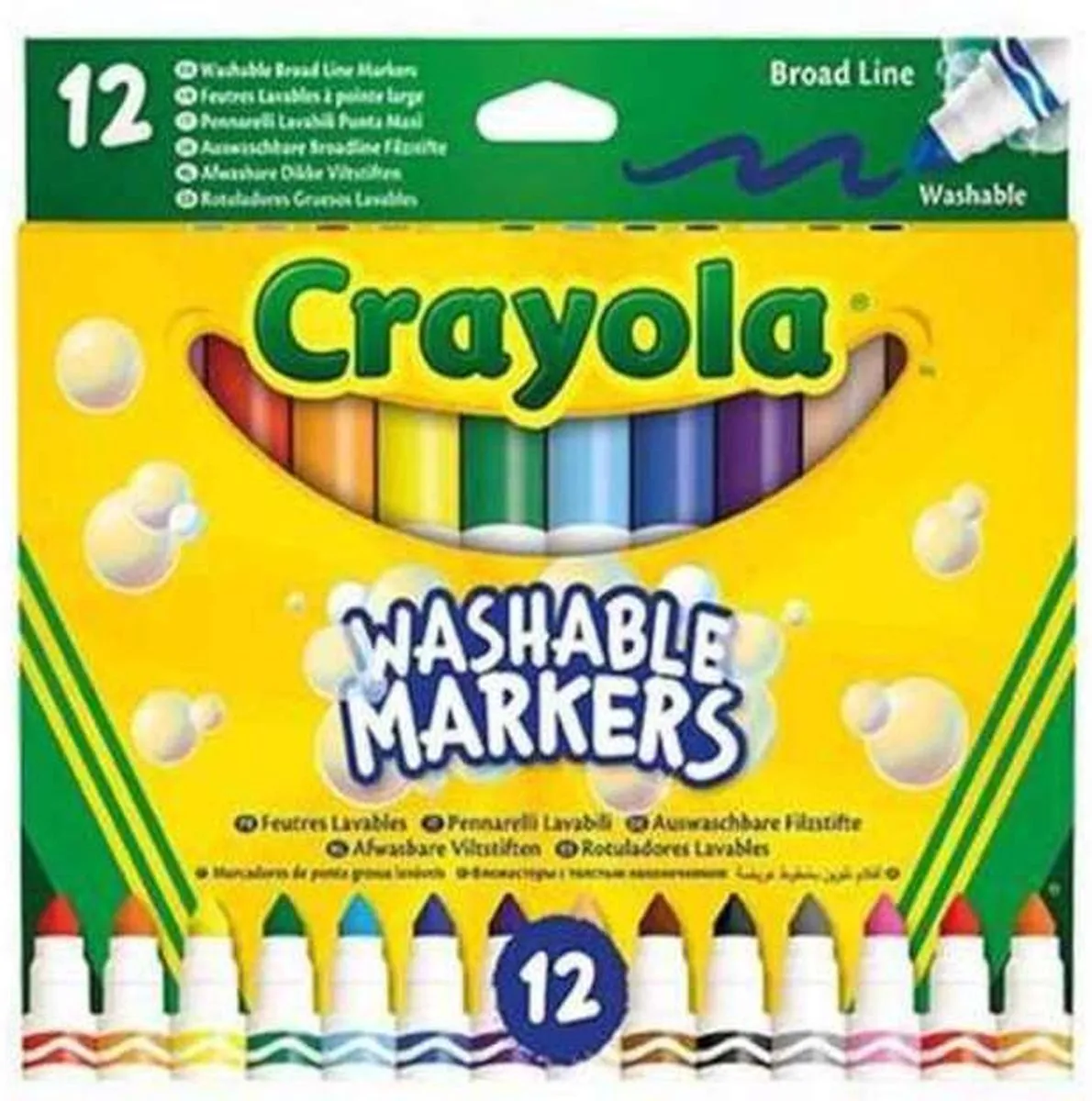 Crayola Ultra-Clean Viltstiften 12 Stuks