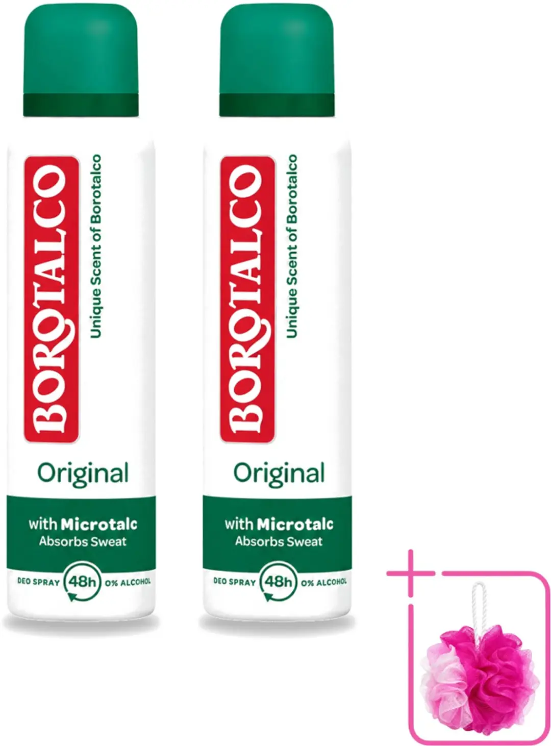 2 x Borotalco