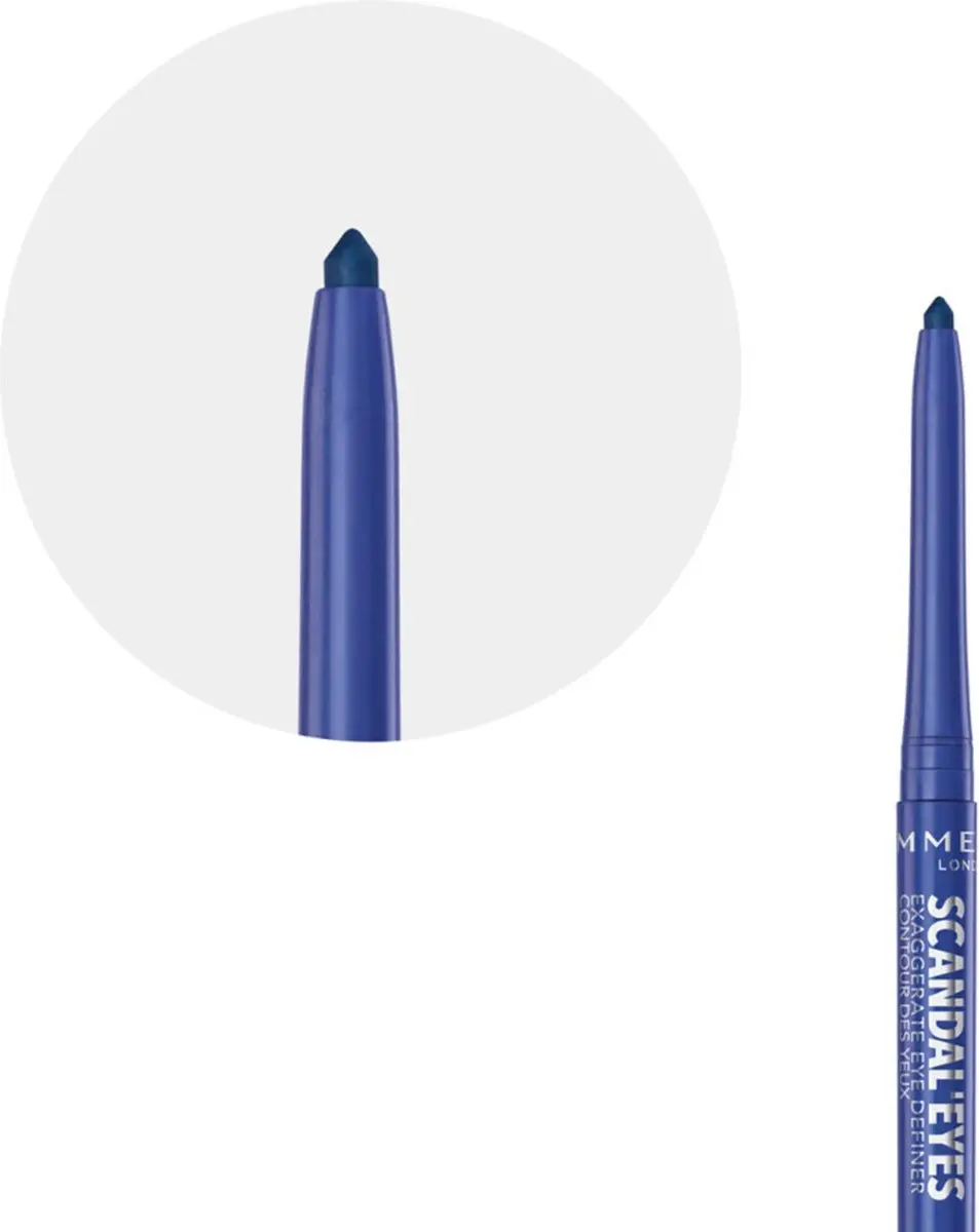 Rimmel London Exaggerate Eye Definer 004 Cobalt Blue - 3x1g - afbeelding 4 van 4