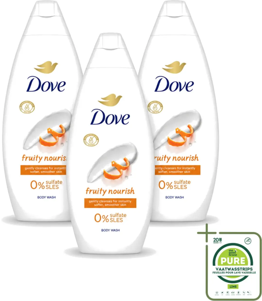 3 x Dove Fruity Nourish