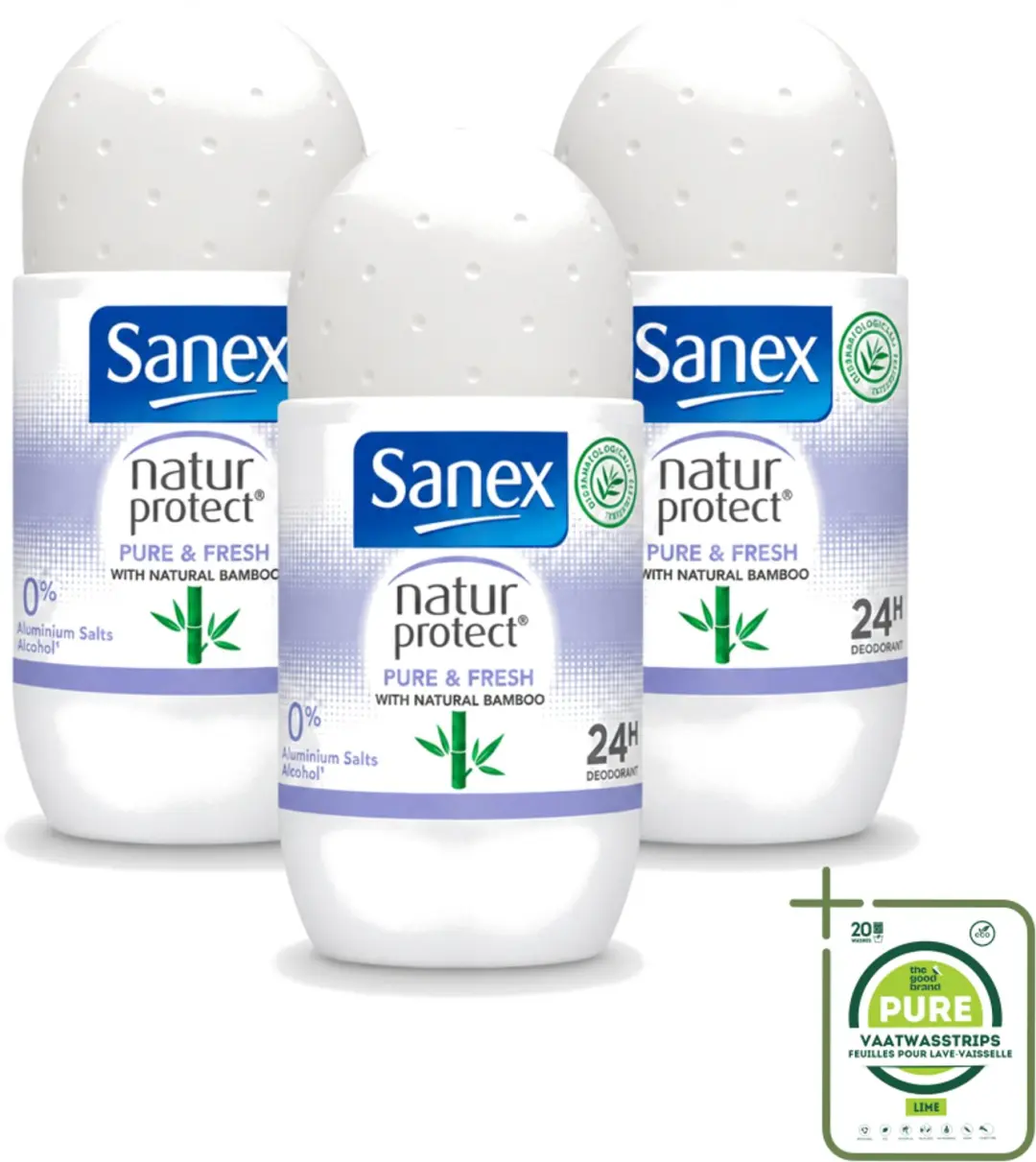 3 x Sanex Natur Protect