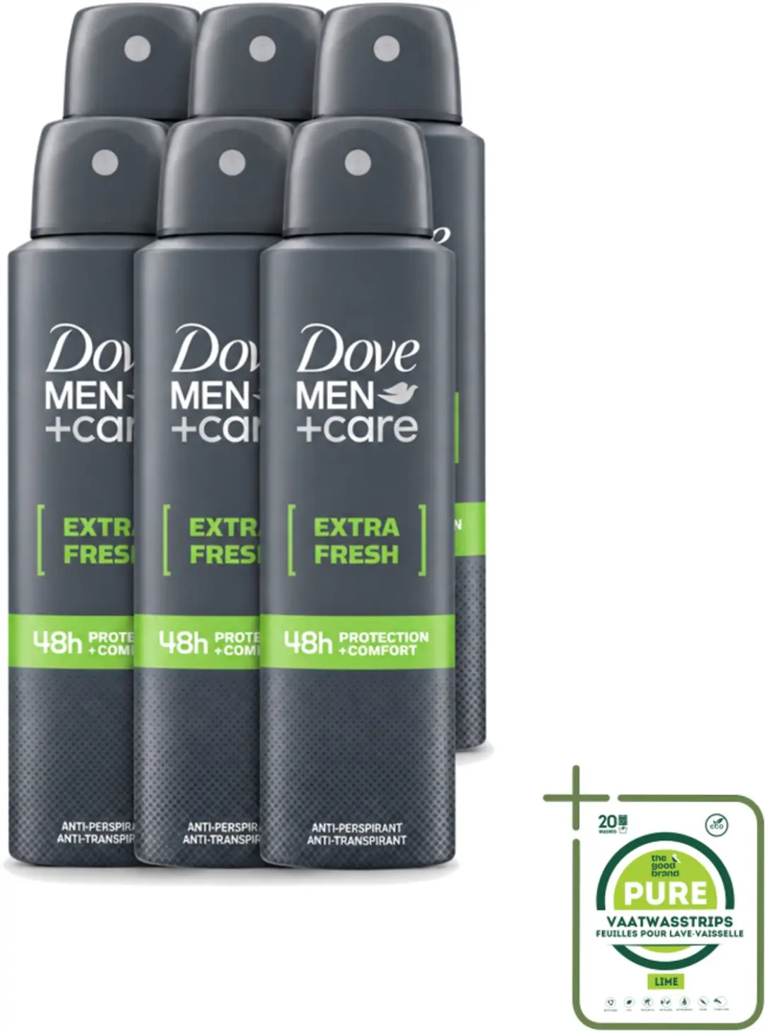 6 x Dove Men+Care