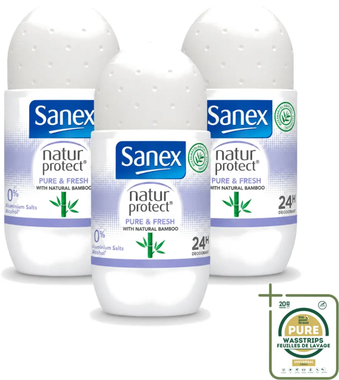 3 x Sanex Natur Protect