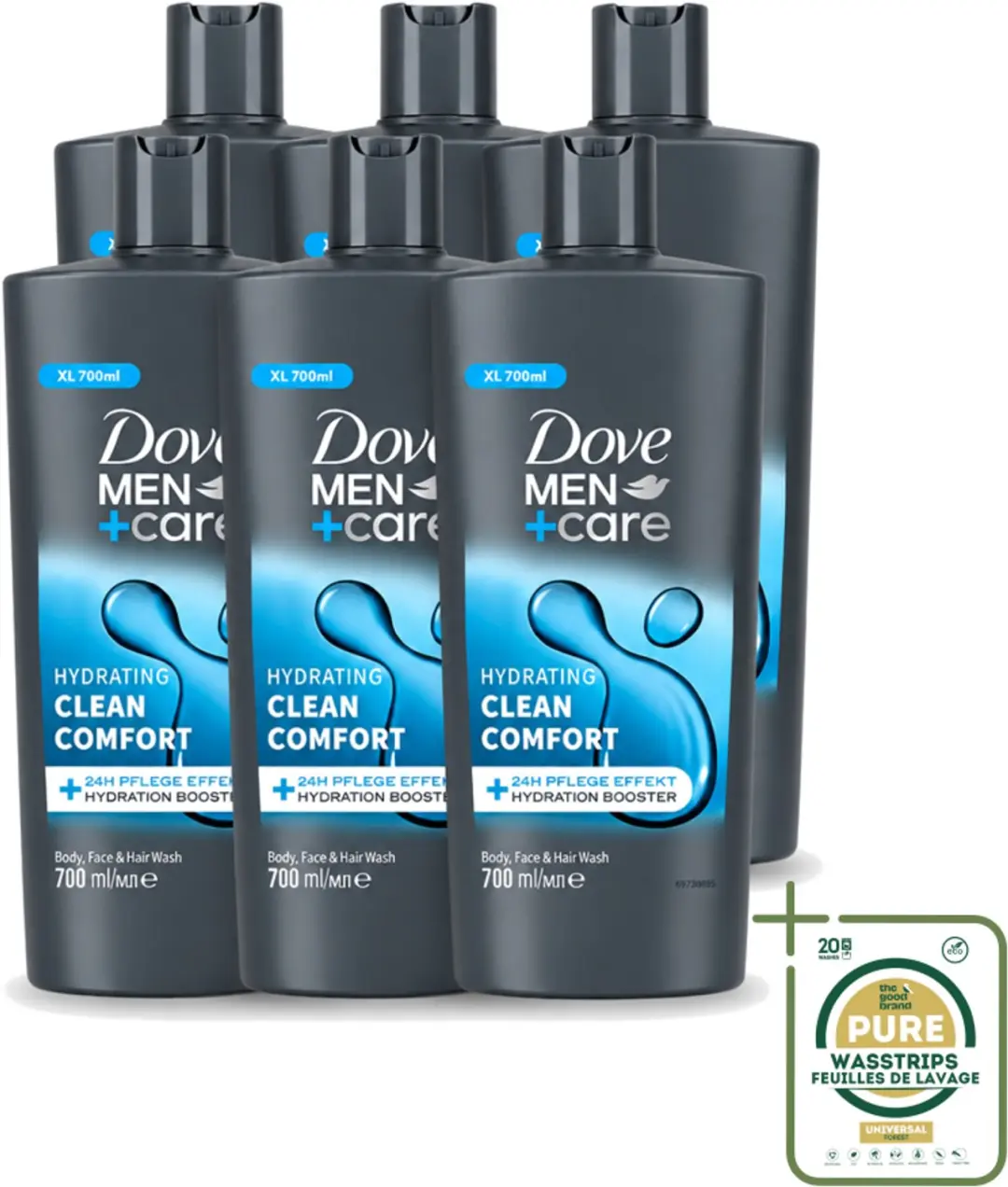 6 x Dove Men+Care