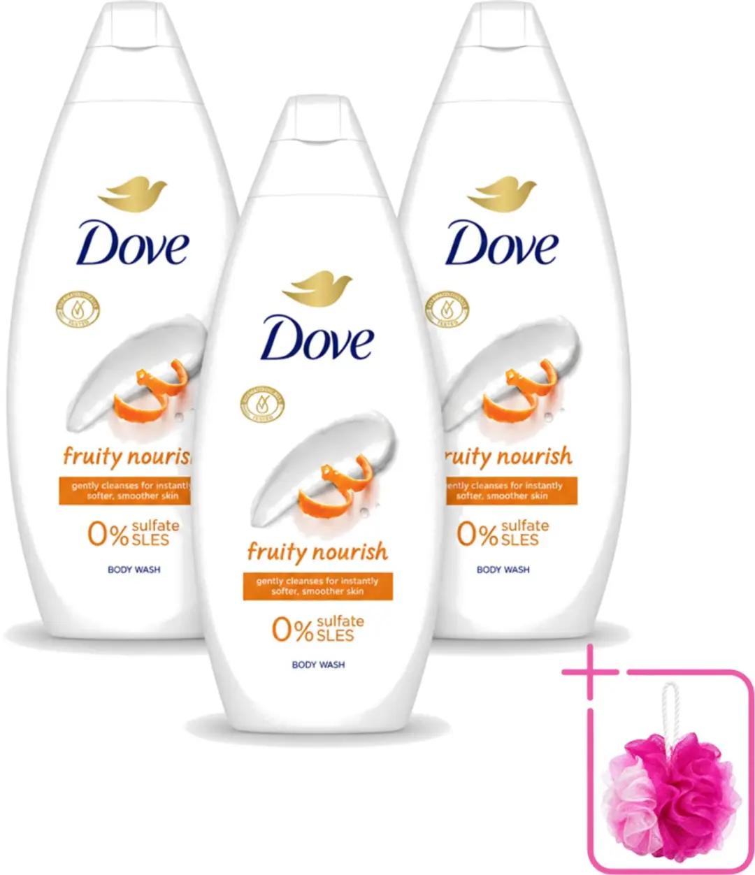 3 x Dove Fruity Nourish