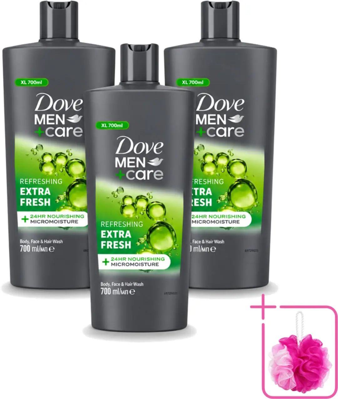3 x Dove Men+Care
