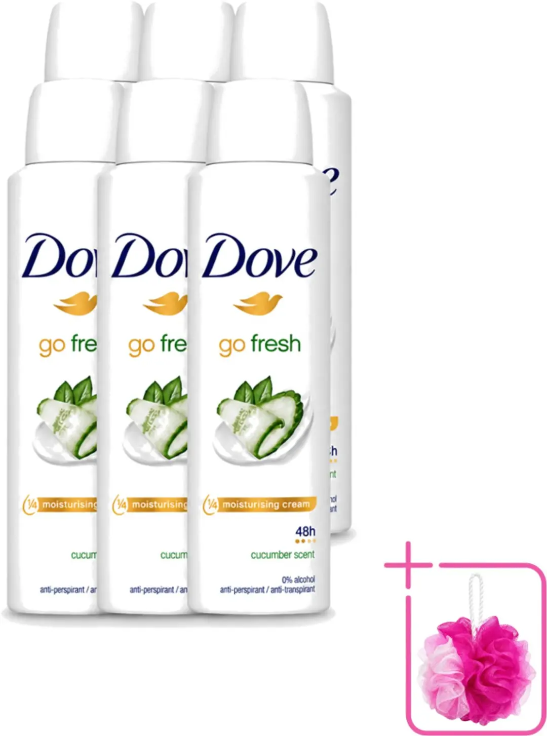 6 x Dove Go Fresh