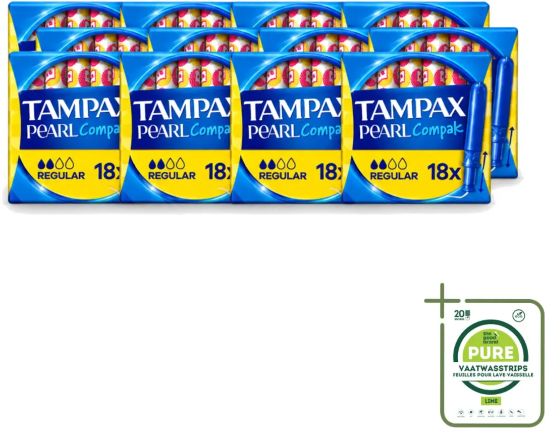 12 x Tampax Pearl Compak
