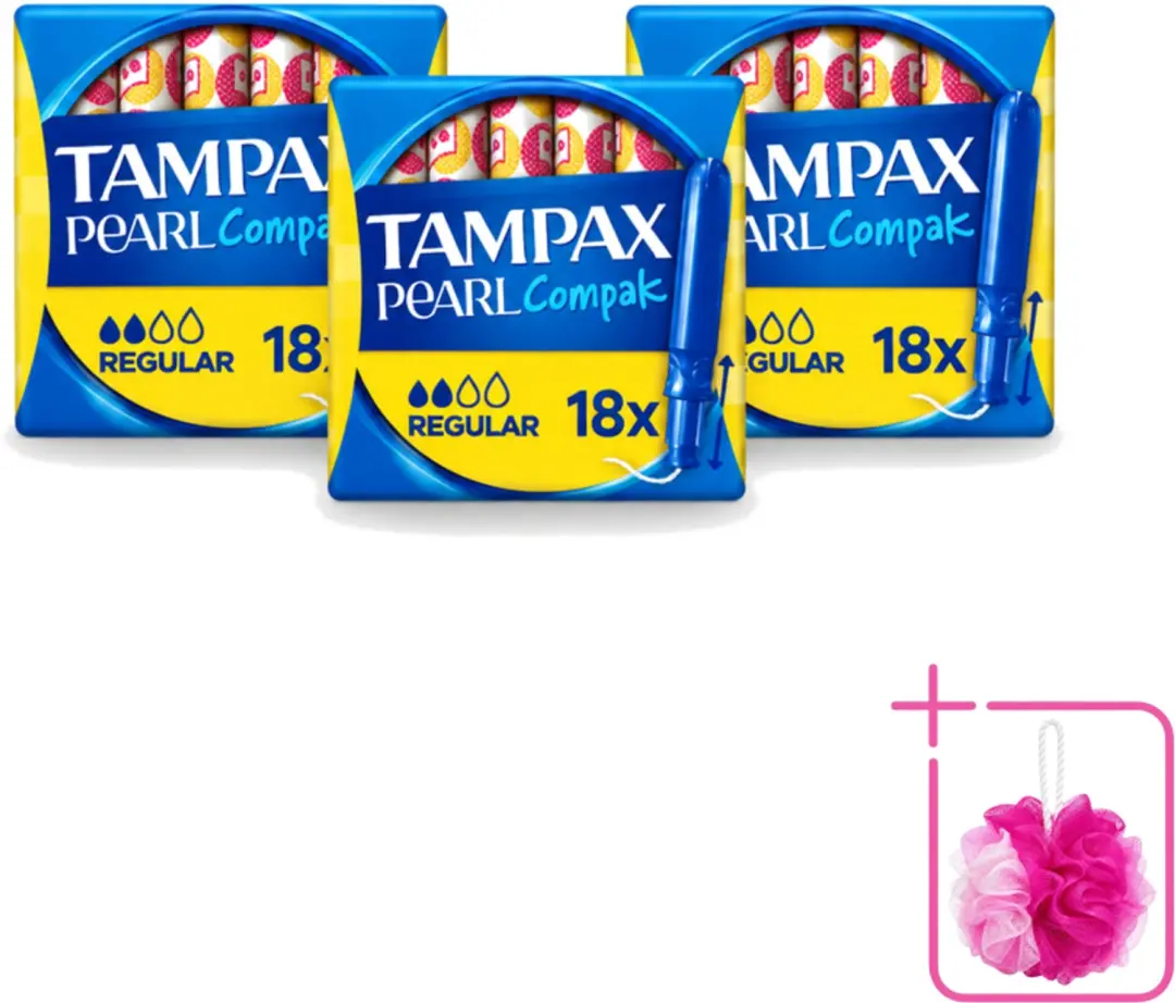 3 x Tampax Pearl Compak