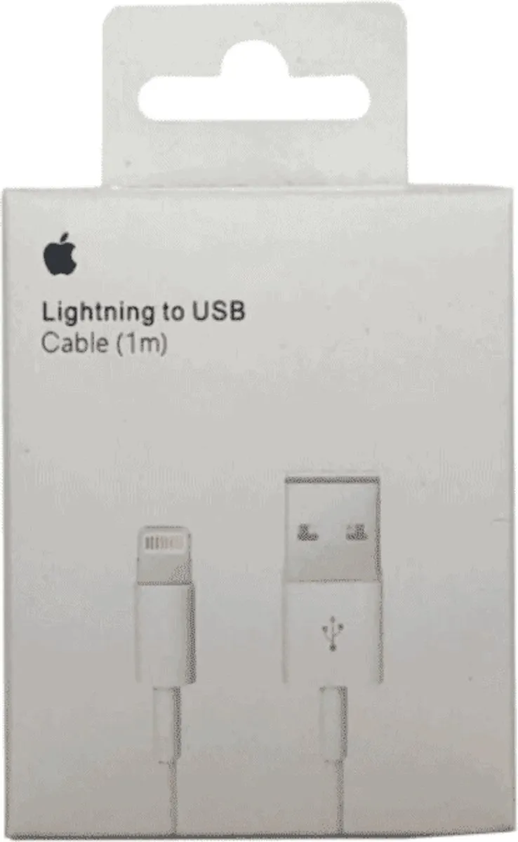 Apple USB naar Lightning Kabel MXLY2ZM/A - 1m - Wit - afbeelding 6 van 6