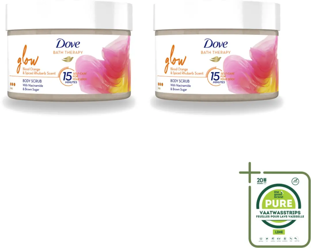 2 x Dove Bath Therapy Glow