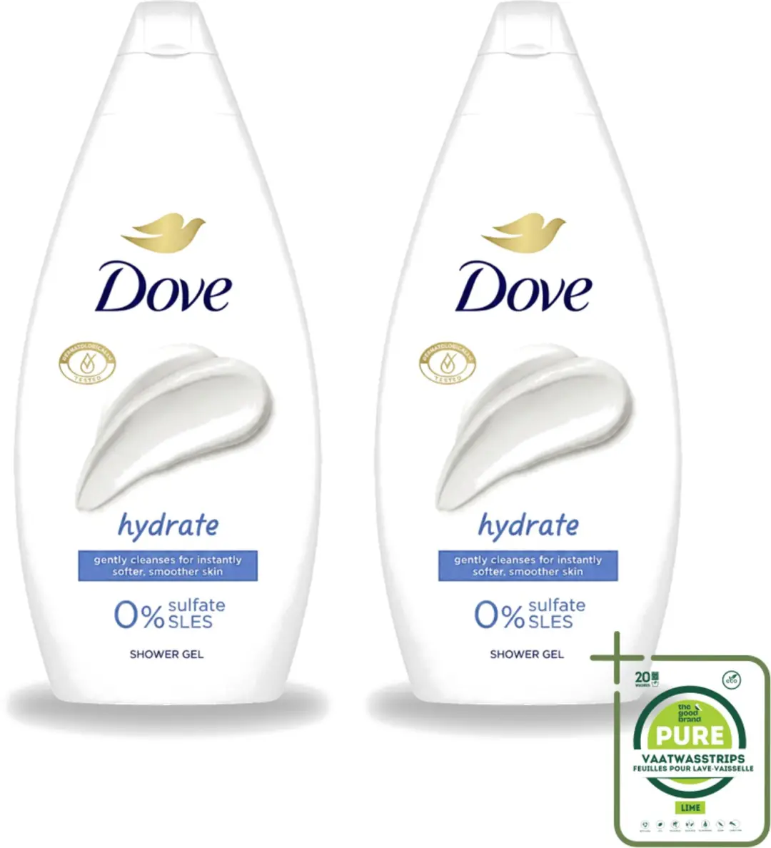 2 x Dove Hydrate