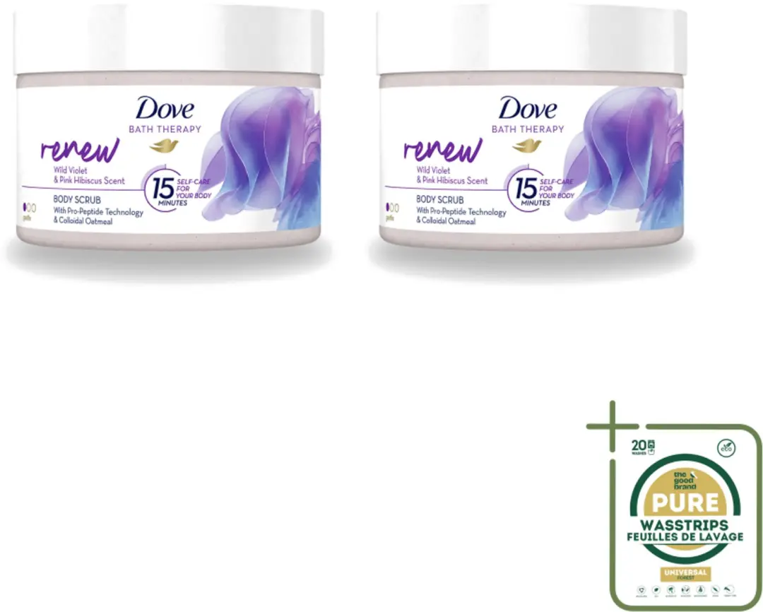 2 x Dove Bath Therapy Renew