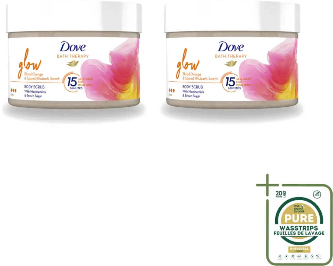 2 x Dove Bath Therapy Glow