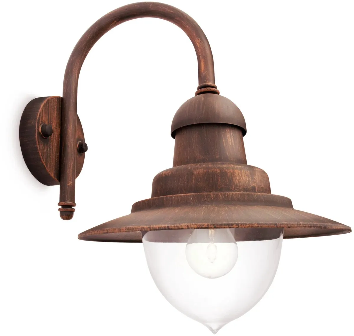Philips Raindrop Buitenwandlamp Brons