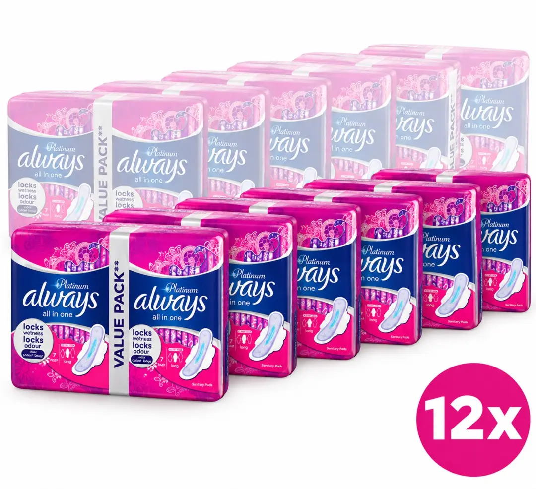 Always Platinum All in One Maandverband Long