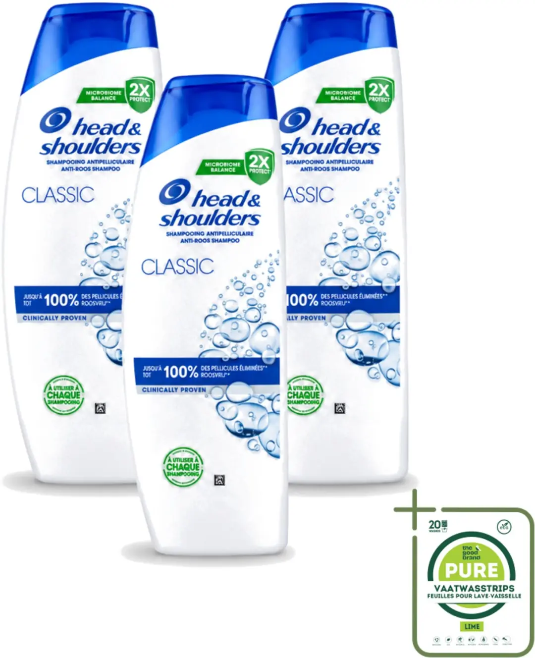 3 x Head & Shoulders