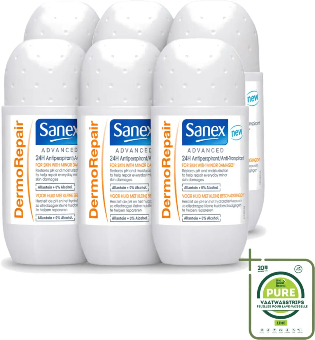 6 x Sanex Advanced