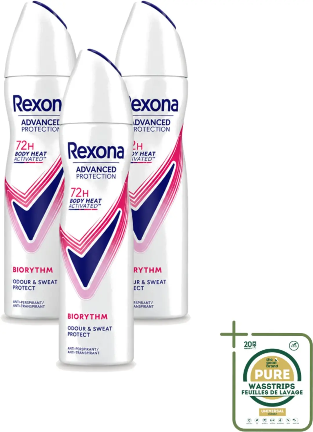 3 x Rexona
