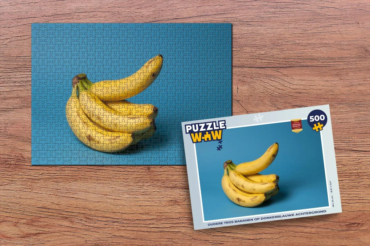 PuzzleWow Banaan Legpuzzel 500 Stuks - Multicolor
