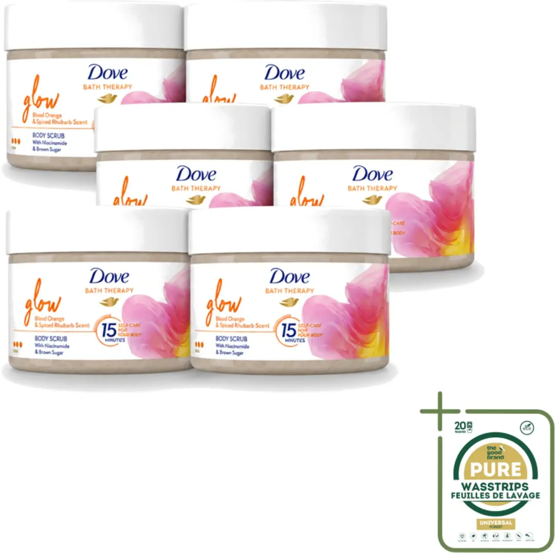 6 x Dove Bath Therapy Glow