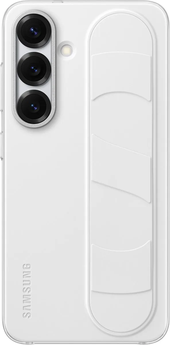 Samsung Galaxy S25 Standing Grip Hoesje Wit