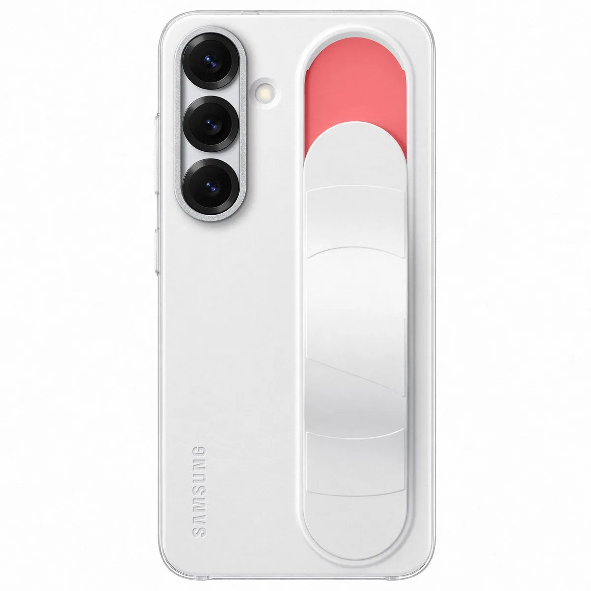 Samsung Galaxy S25 Standing Grip Hoesje Wit