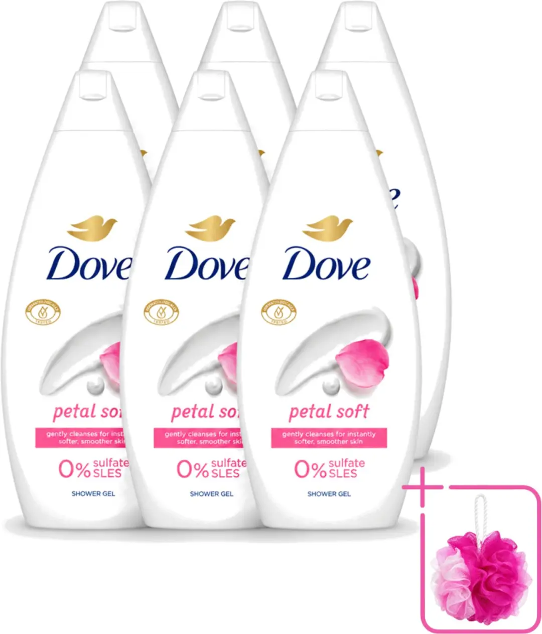 6 x Dove Petal Soft
