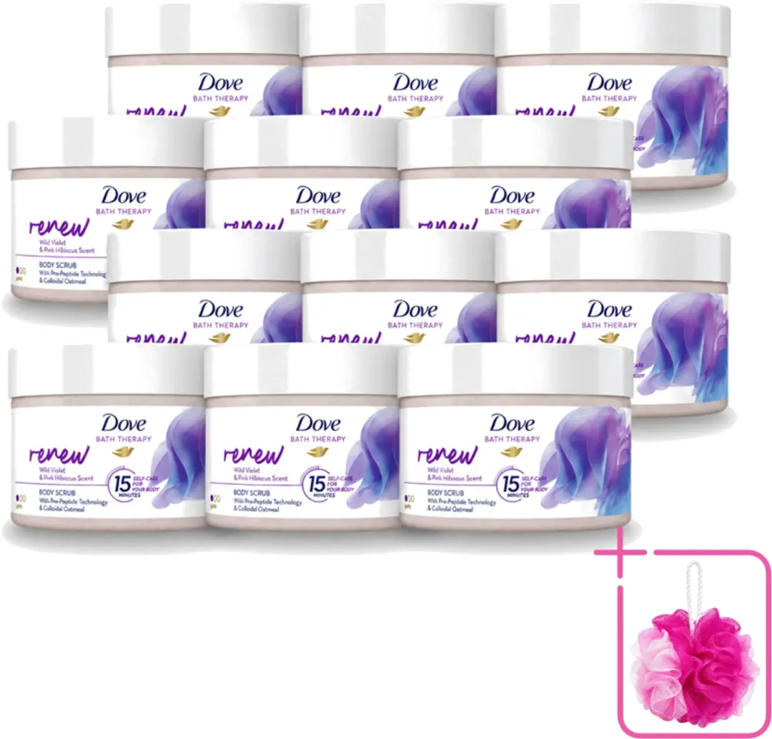 12 x Dove Bath Therapy Renew