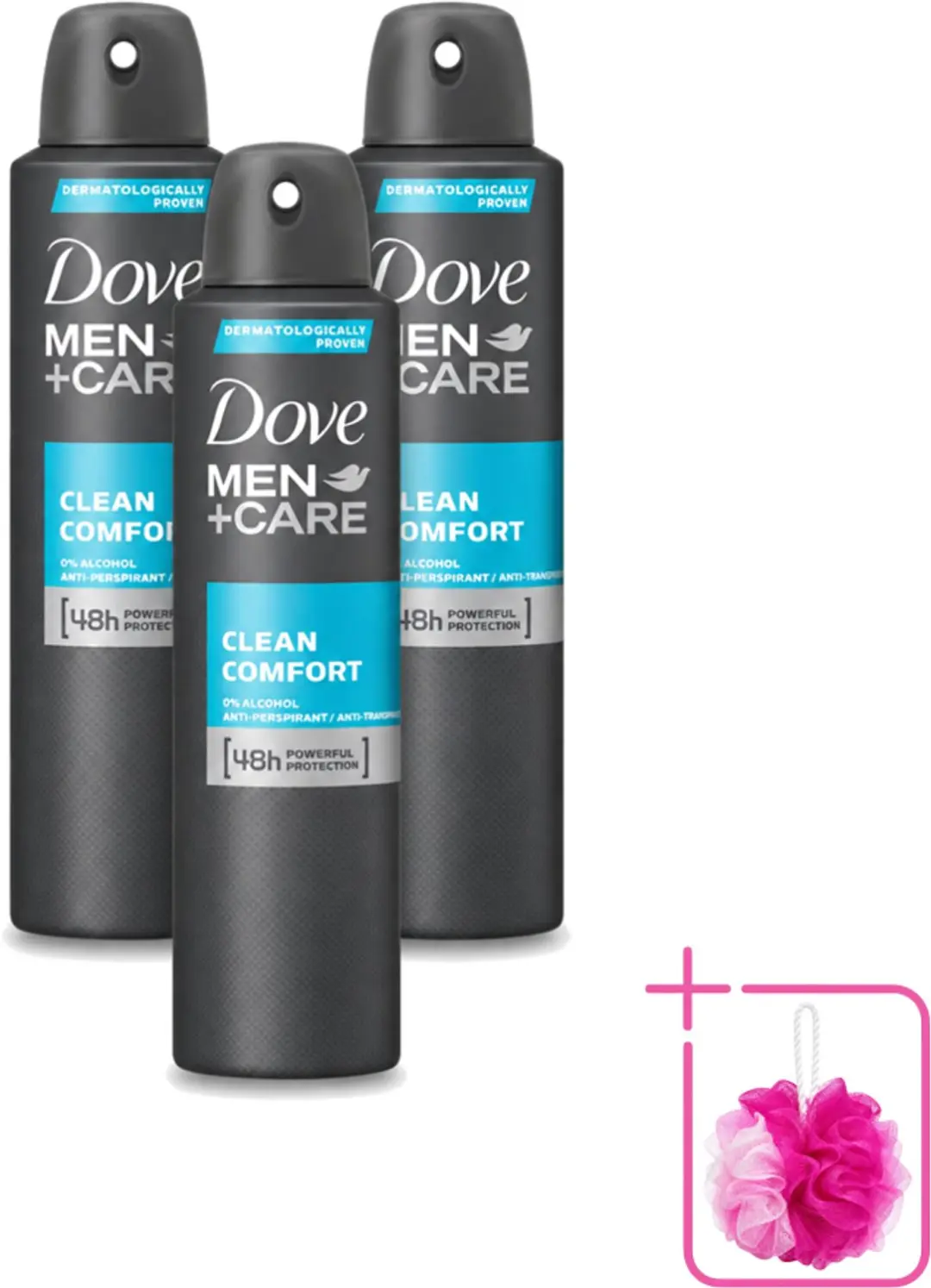 3 x Dove Men+Care