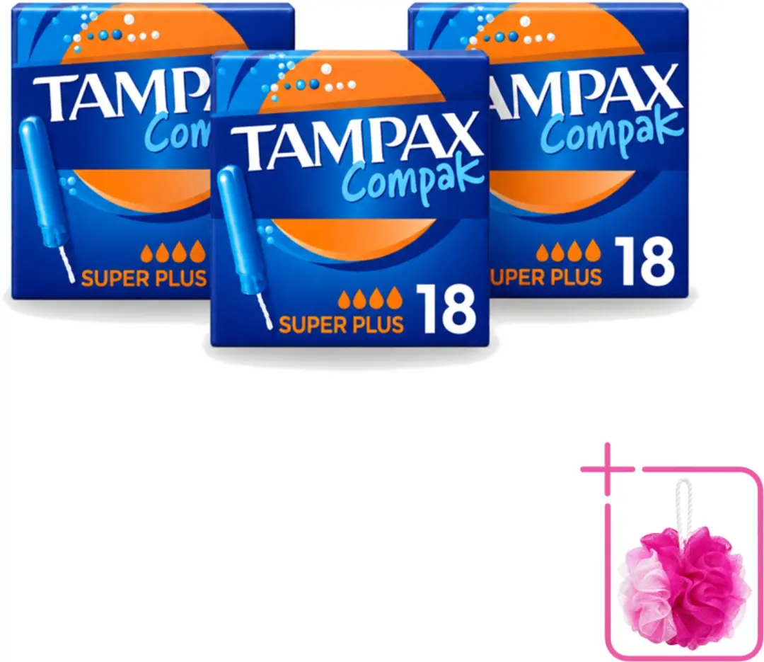 3 x Tampax Compak