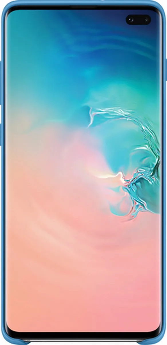 Samsung Silicone Cover Galaxy S10+ - Blauw