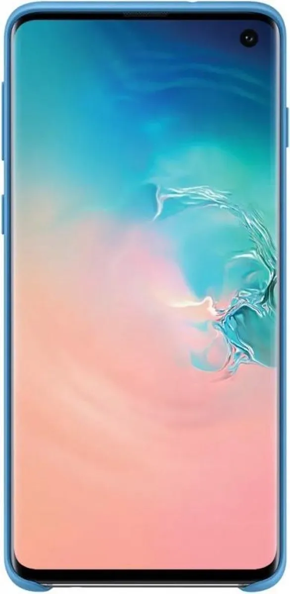 Samsung Silicone Cover Galaxy S10+ - Blauw