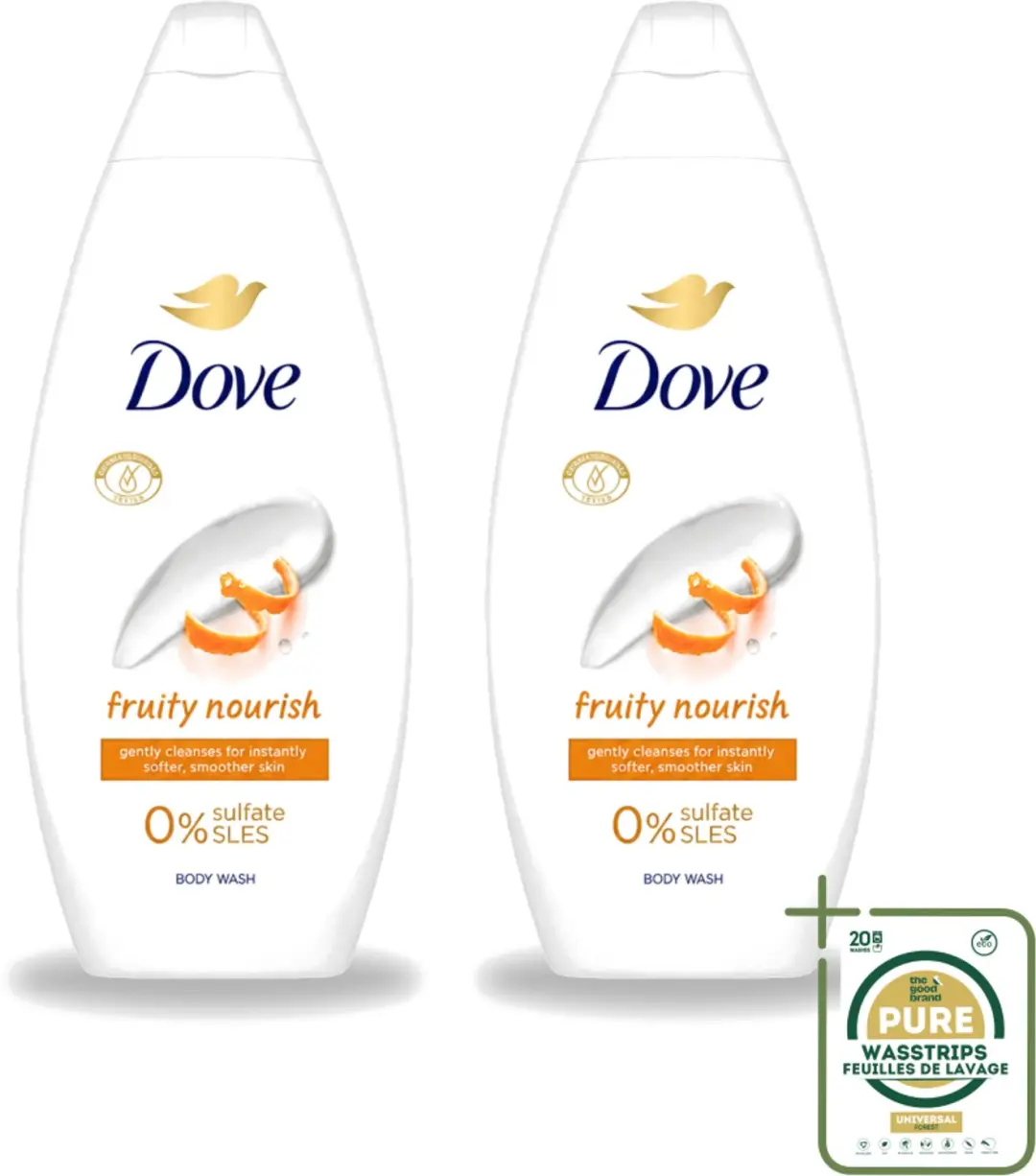 2 x Dove Fruity Nourish