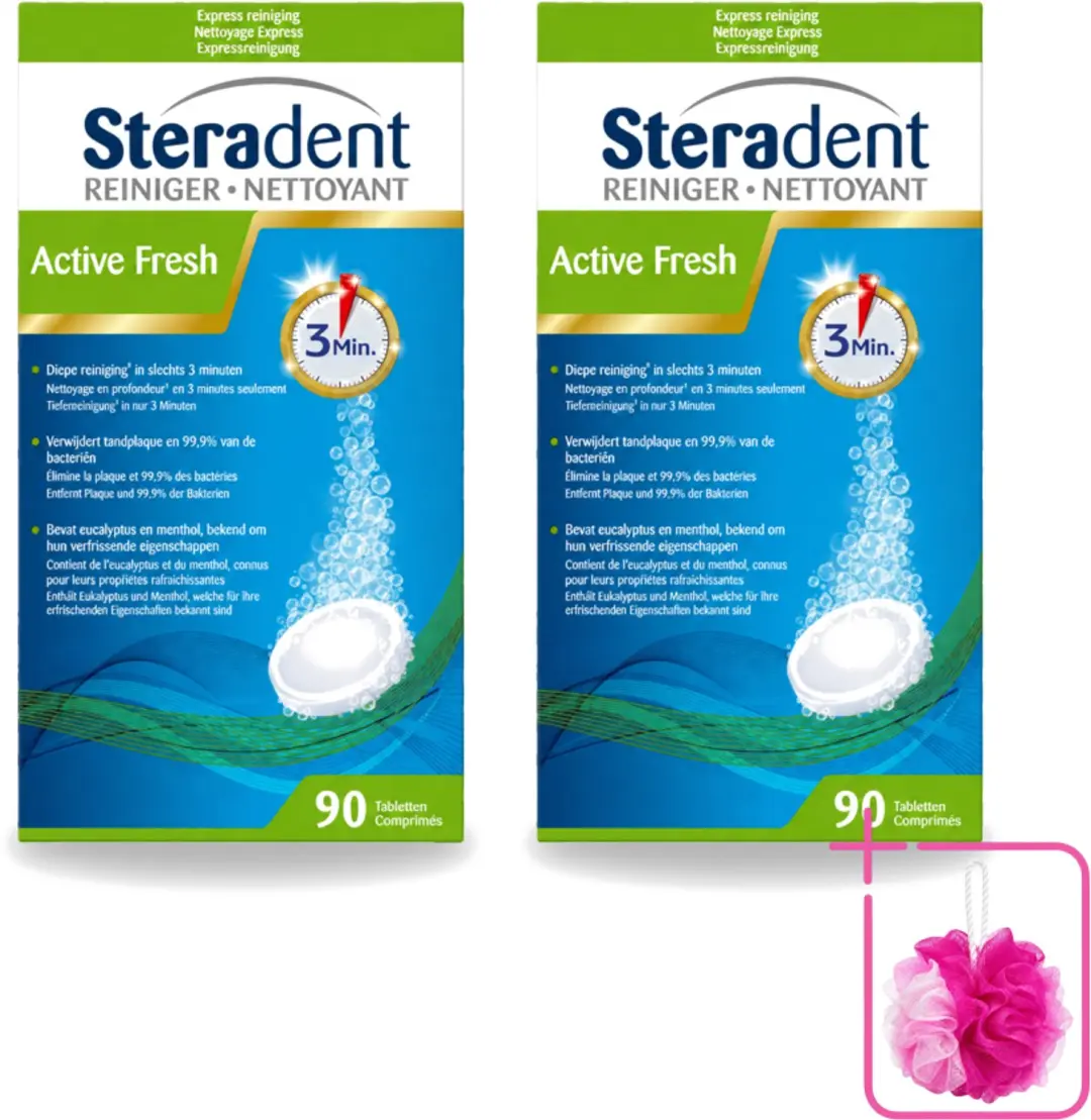 2 x Steradent