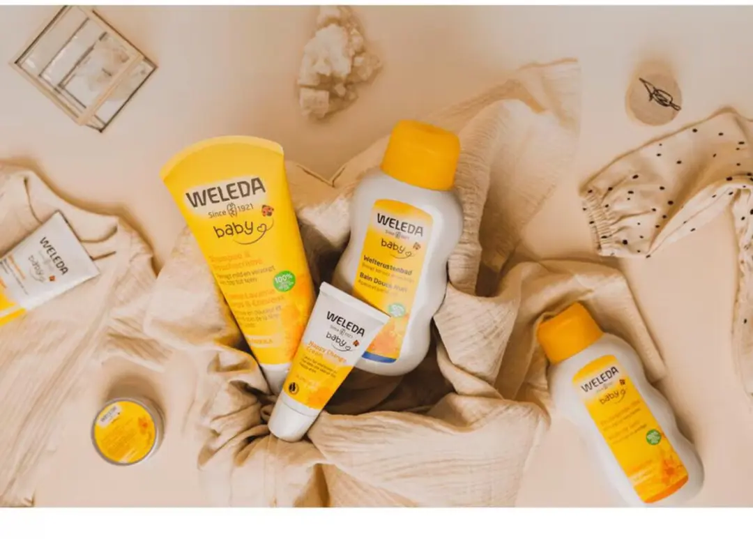 Weleda Baby Calendula Billenbalsem Parfumvrij - 2x75ml - afbeelding 2 van 4