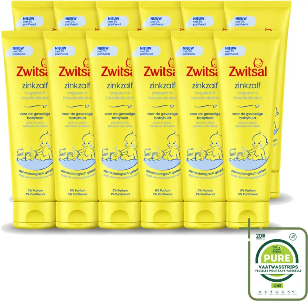 12 x Zwitsal 0% Parfum