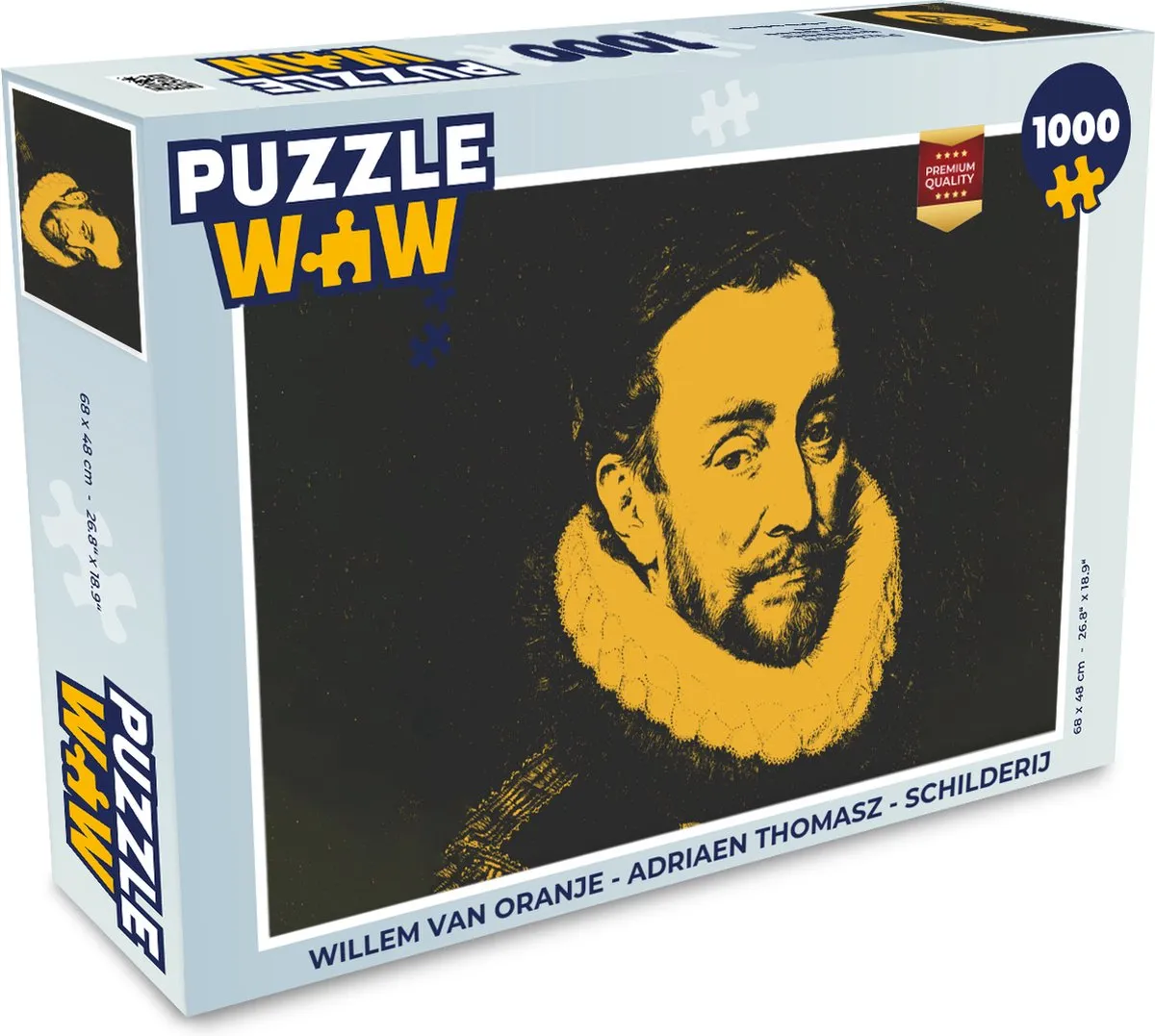 PuzzleWow Willem van Oranje Legpuzzel 1000 Stuks