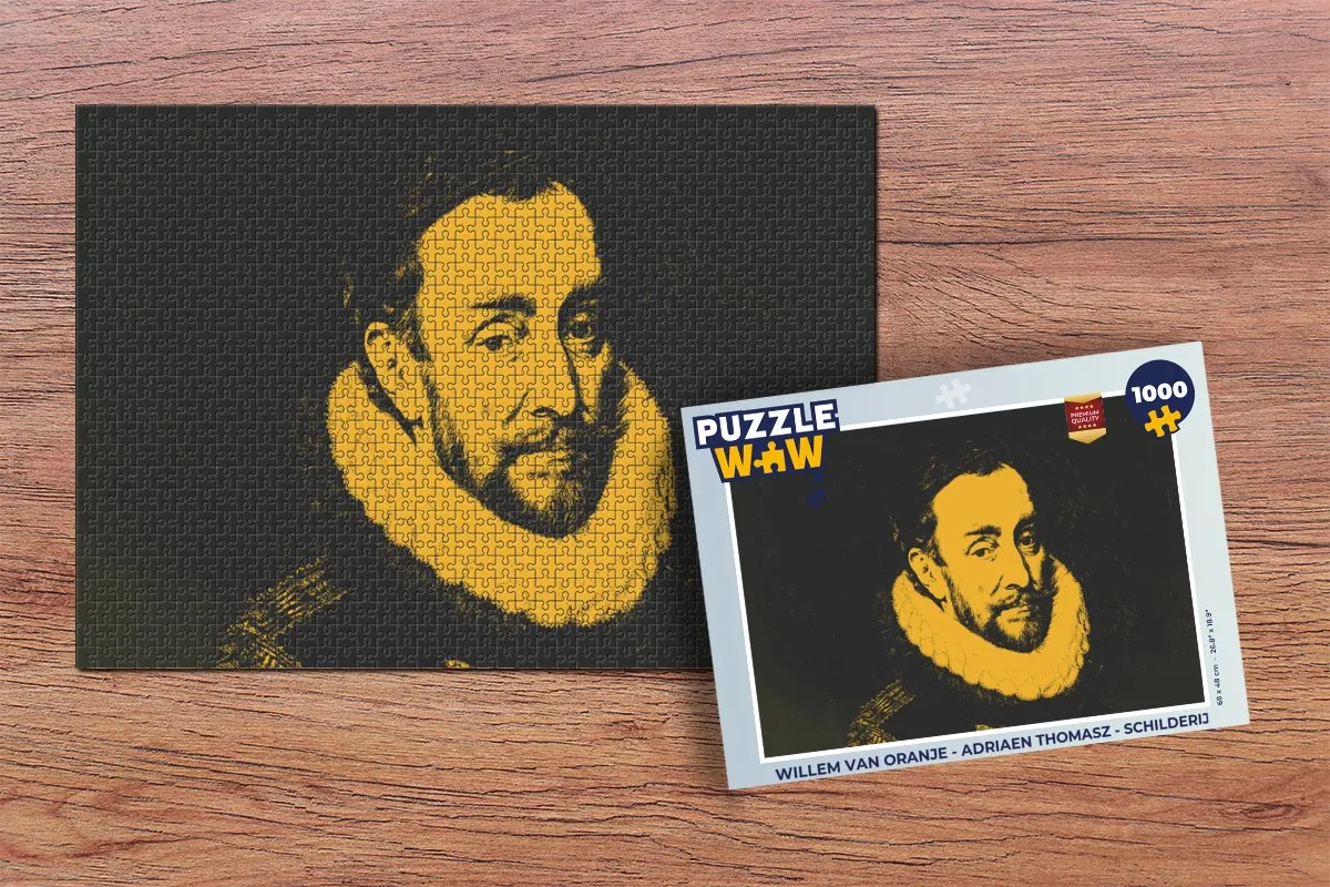 PuzzleWow Willem van Oranje Legpuzzel 1000 Stuks - Multicolor