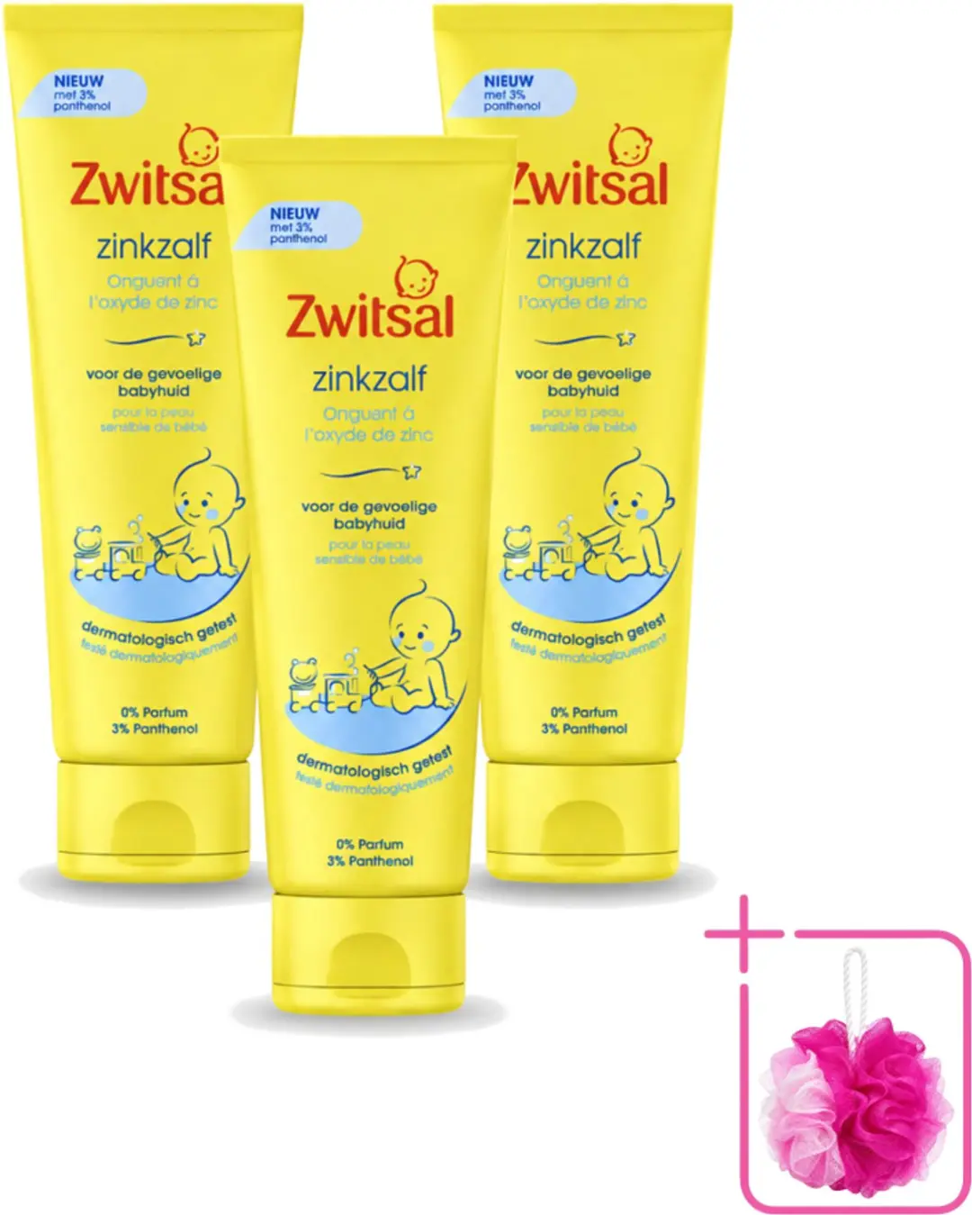 3 x Zwitsal 0% Parfum