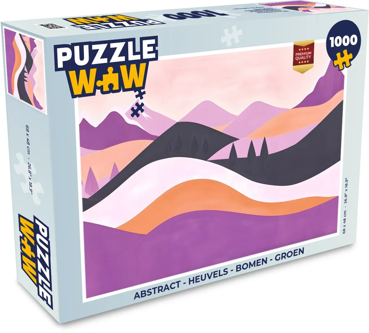PuzzleWow Abstract Puzzel 1000 Stuks