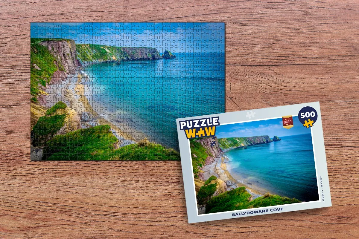 PuzzleWow Ballydowane Cove Legpuzzel 500 Stuks - Multicolor