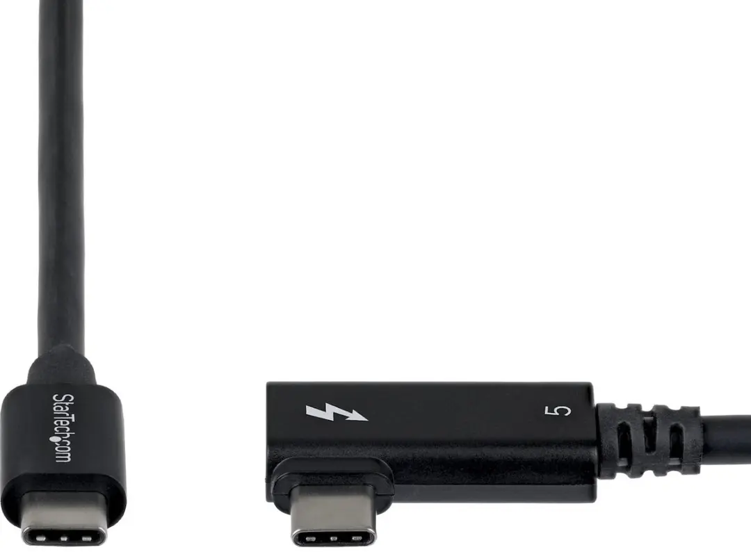 Startech Thunderbolt 5 Kabel 80cm - 80Gbps/120Gbps 240W - Zwart - afbeelding 3 van 5